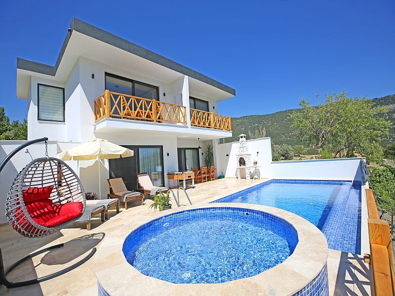 Kalkan Lüks Balayı Villası - Villa Button |TNK Tatilnekolay