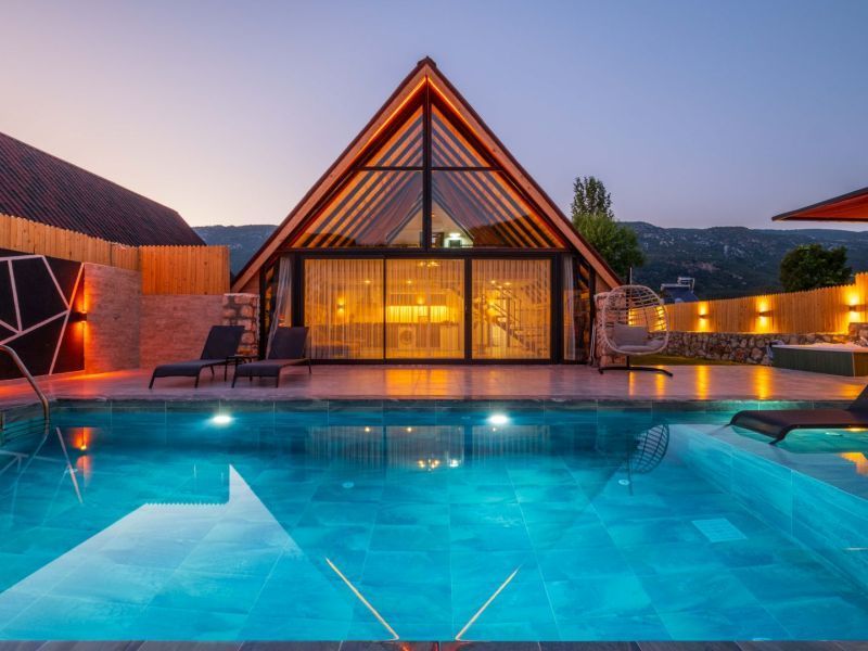 Villa Uras 2 - Villa For Rent in Kas Kalkan Nature | TNK Tatilnekolay